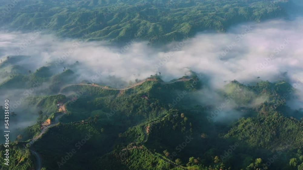 Sajek Valley. Baghaichhari Upazila in Rangamati District. Aerial View. Beautiful Bangladesh Sajek Valley. Baghaichhari Upazila in Rangamati District. Aerial View. Beautiful Bangladesh