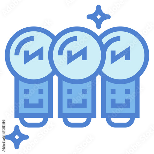 brainstorm two tone icon style