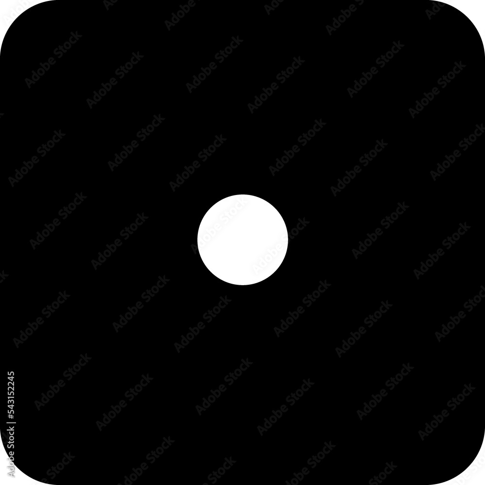 Dice glyph icon Dice glyph icon