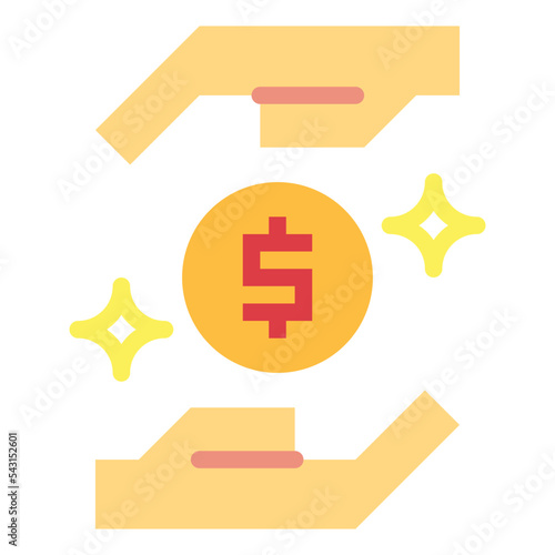 banking flat icon style