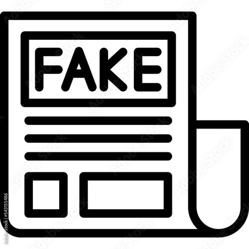 Fake News Icon