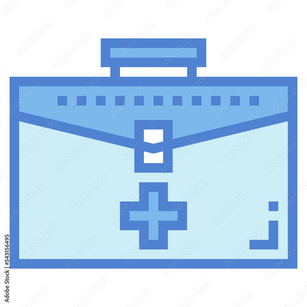 first aid kit two tone icon style first aid kit two tone icon style