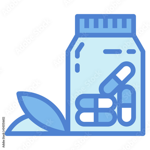 supplements two tone icon style