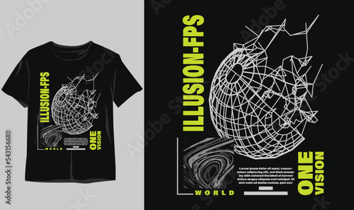 oversize t shirt design