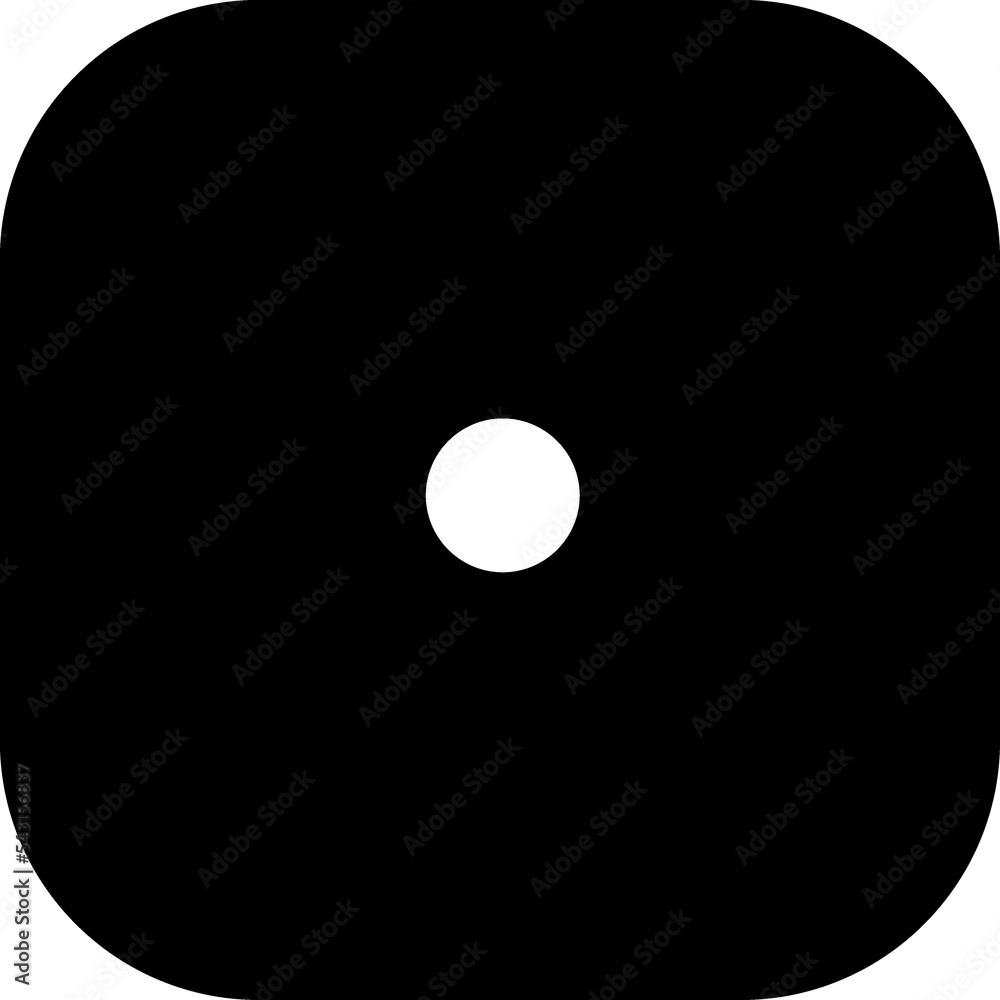 Dice glyph black icon Dice glyph black icon