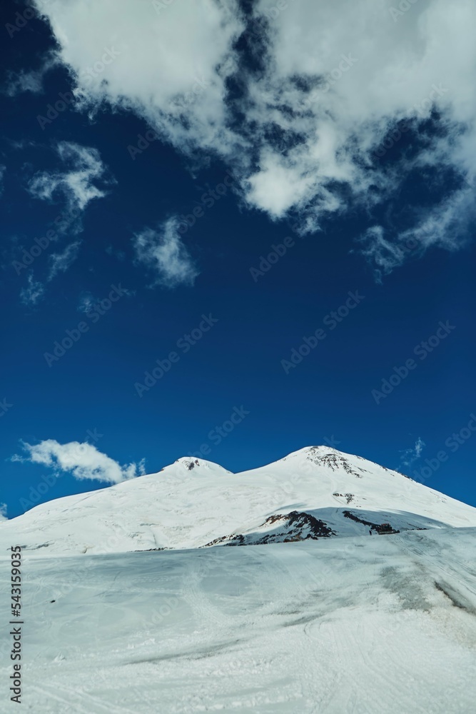 Mount Elbrus, the highest point in Russia.