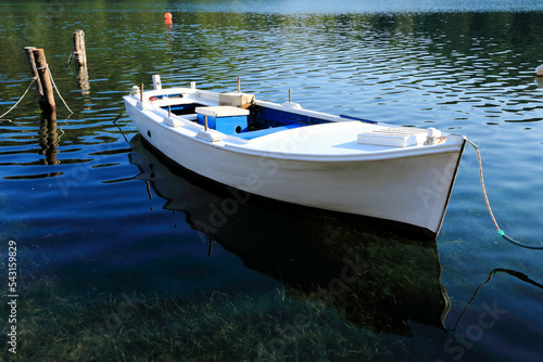sloop on the lakes of National park Mljet, Croatia