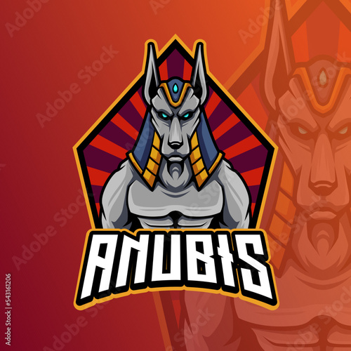 Anubis Mascot Logo Premium Template