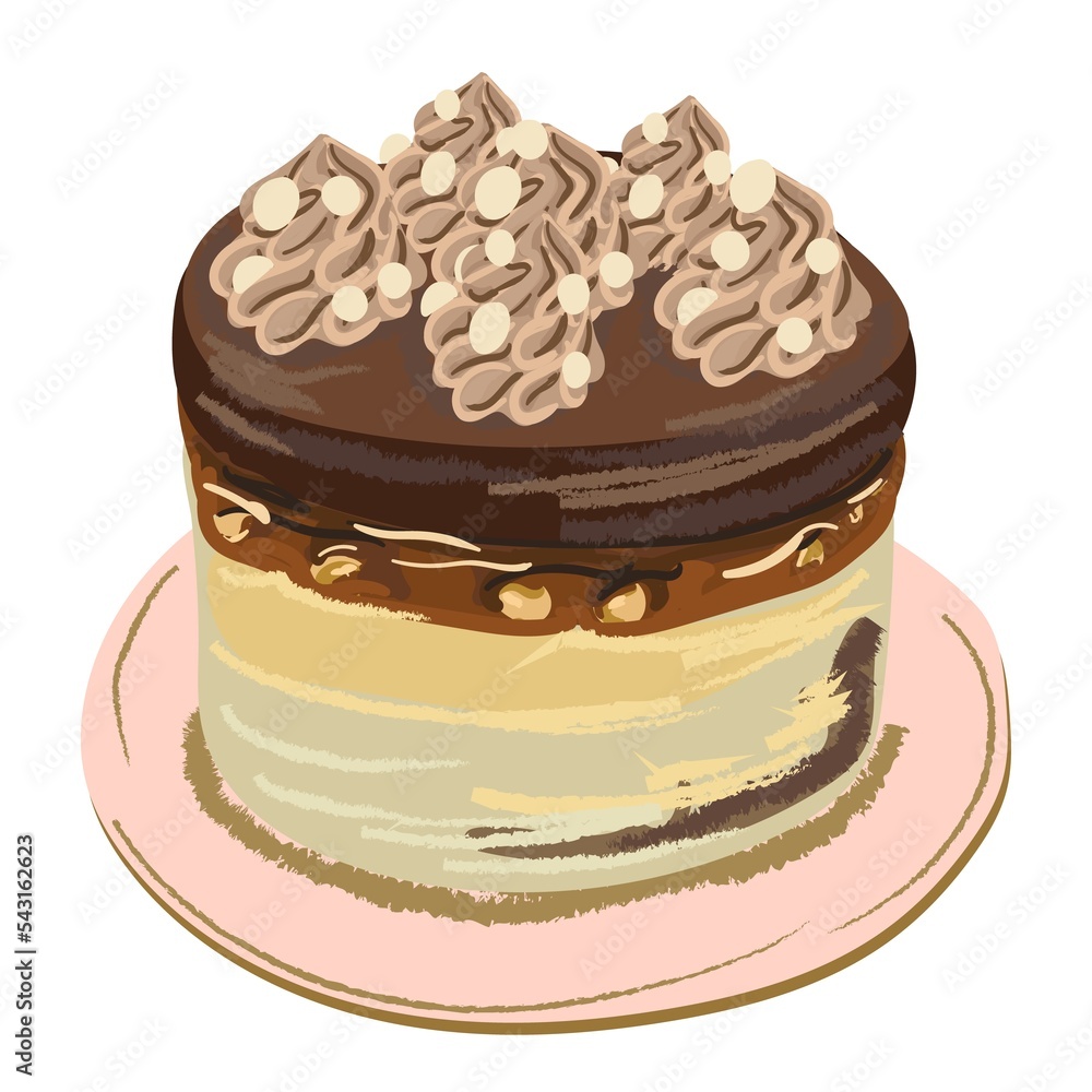 Birthday cake. Sweet icing delicious treat festive holiday gift congrats. Happy Birthday Concept. Birthday cake. Sweet icing delicious treat festive holiday gift congrats. Happy Birthday Concept.