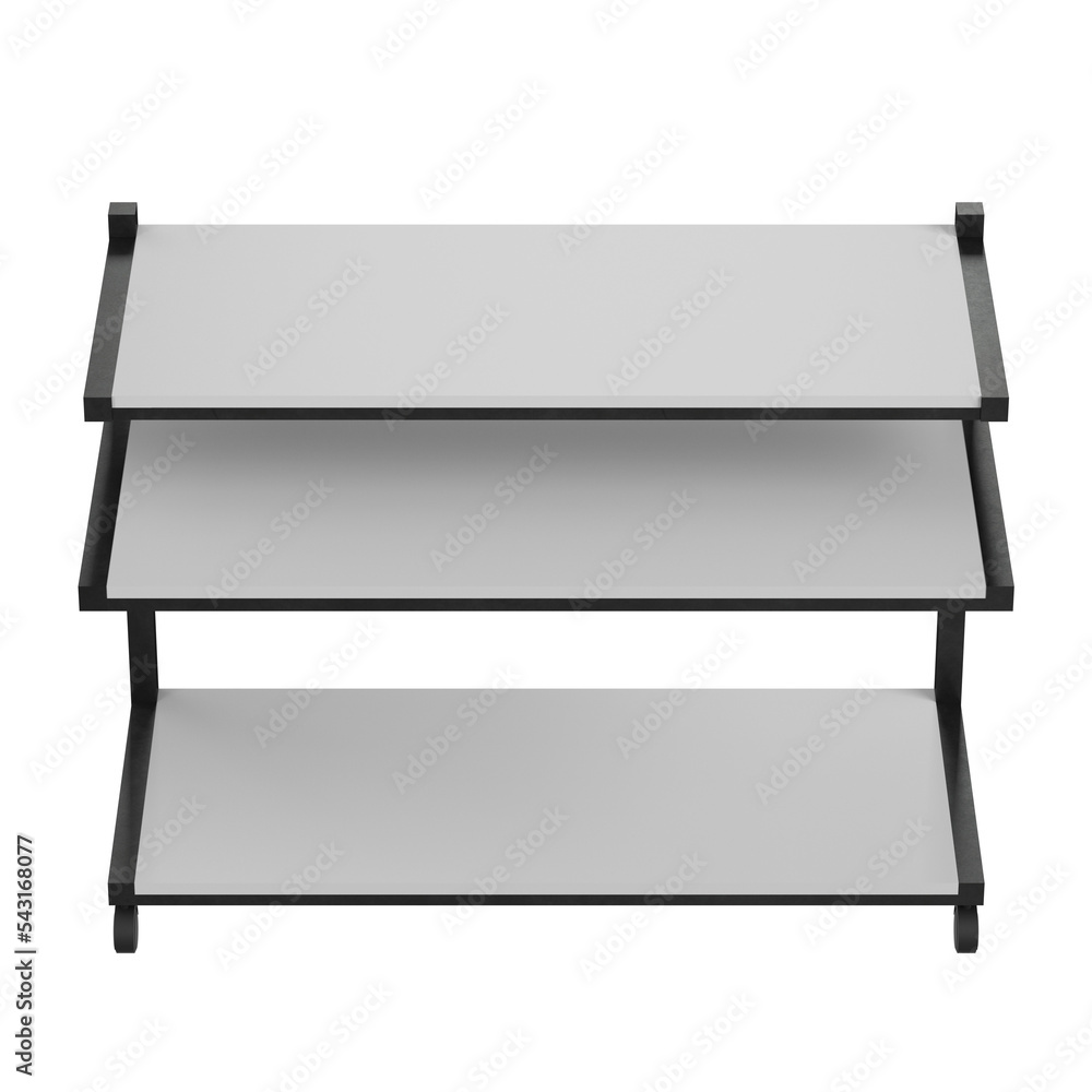 3d rendering illustration of a trolley cart 3d rendering illustration of a trolley cart