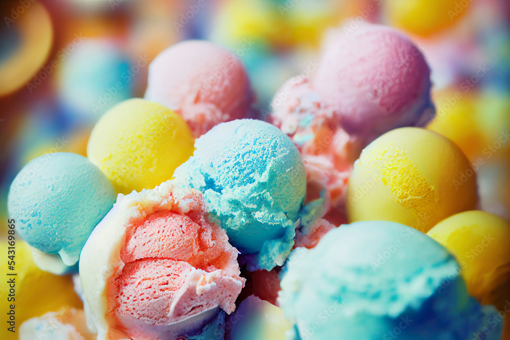 Delicious Christmas ice cream in assortment in various colors. Colorful Sweet holiday candies. Sweets on an abstract background Delicious Christmas ice cream in assortment in various colors. Colorful Sweet holiday candies. Sweets on an abstract background