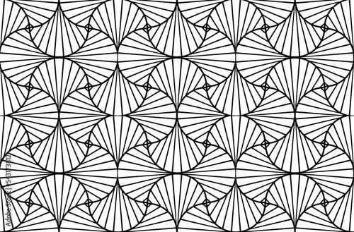 Seamless vector geometric ,Circle pattern background