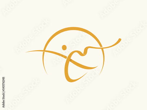 XM monogram logo.Calligraphic icon.Script letter x, letter m.Lettering sign isolated on light background.Signature alphabet initials.Handwritten style characters.Abstract silhouette.