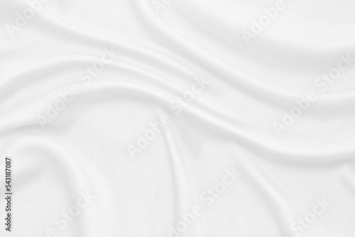 white cloth background soft wrinkled fabric patrem and surface.