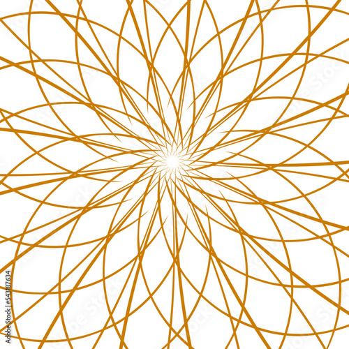 Template for laser cutting wall clock. vector maket
