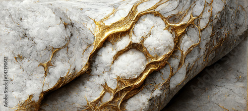 Panel kuchenny z motywem Luxurious gray gold, silver, marble texture. Marble ink background. Detailed marble slab. White gray granite ceramic tiles for interior and exterior decoration. Generative ai