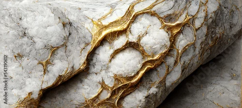 Panel kuchenny z motywem Luxurious gray gold, silver, marble texture. Marble ink background. Detailed marble slab. White gray granite ceramic tiles for interior and exterior decoration. Generative ai