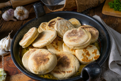 Fototapeta Naklejka Na Ścianę i Meble -  Bieszczadzkie Proziaki, soda bread, originating from Subcarpathia