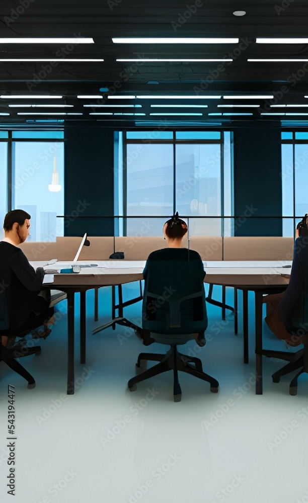 Obraz premium Business office