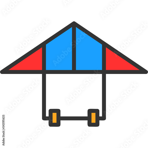 Hang Gliding Icon