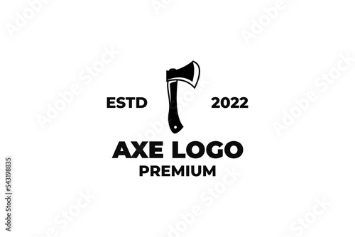 Axe logo design vector template illustration