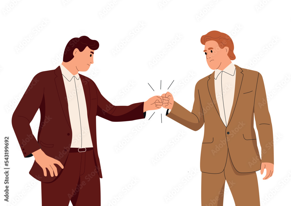 Two corporate teams opposite competitors.Business confrontation, healthy competition, rivalry concept. Flat vector illustration Two corporate teams opposite competitors.Business confrontation, healthy competition, rivalry concept. Flat vector illustration