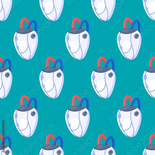 Vector illustration of bionic heart pattern. Donor assistance. Please donate. 