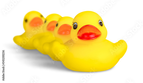 Schilderij op canvas Rubber Ducks Family