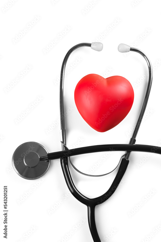 Stethoscope and Heart Stethoscope and Heart