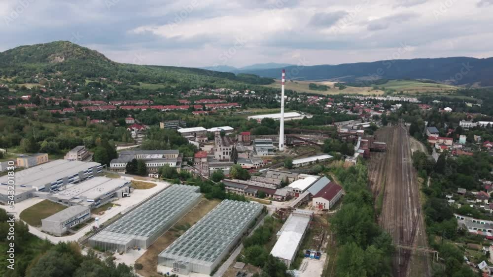 Handlova aus der Luft (Slowakei) Handlova aus der Luft (Slowakei)
