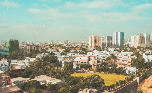 view of the city