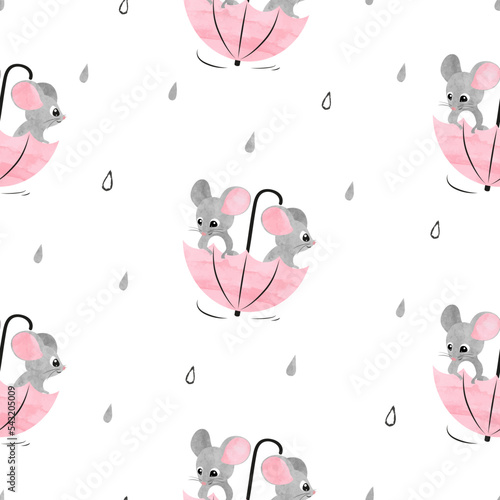 Seamless baby pattern with ...
