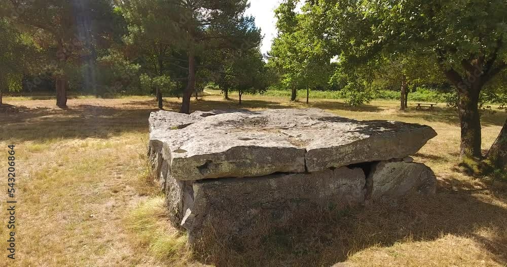 Dolmen de la Bajoulière à proximité de Gennes Val de Loire (49)