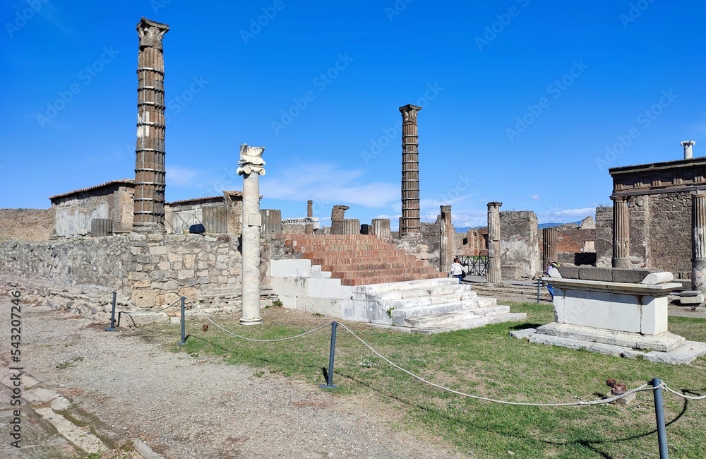 Pompei - Scorcio del Tempio di Apollo