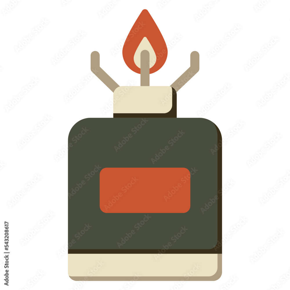 Obraz premium Gas flat icon