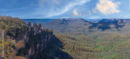 Photography View of Echo Point Blue Mountains three sisters Katoomba Sydney NSW Australia