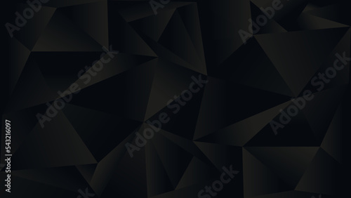 dark background in triangulation style. Triangles. Black Friday