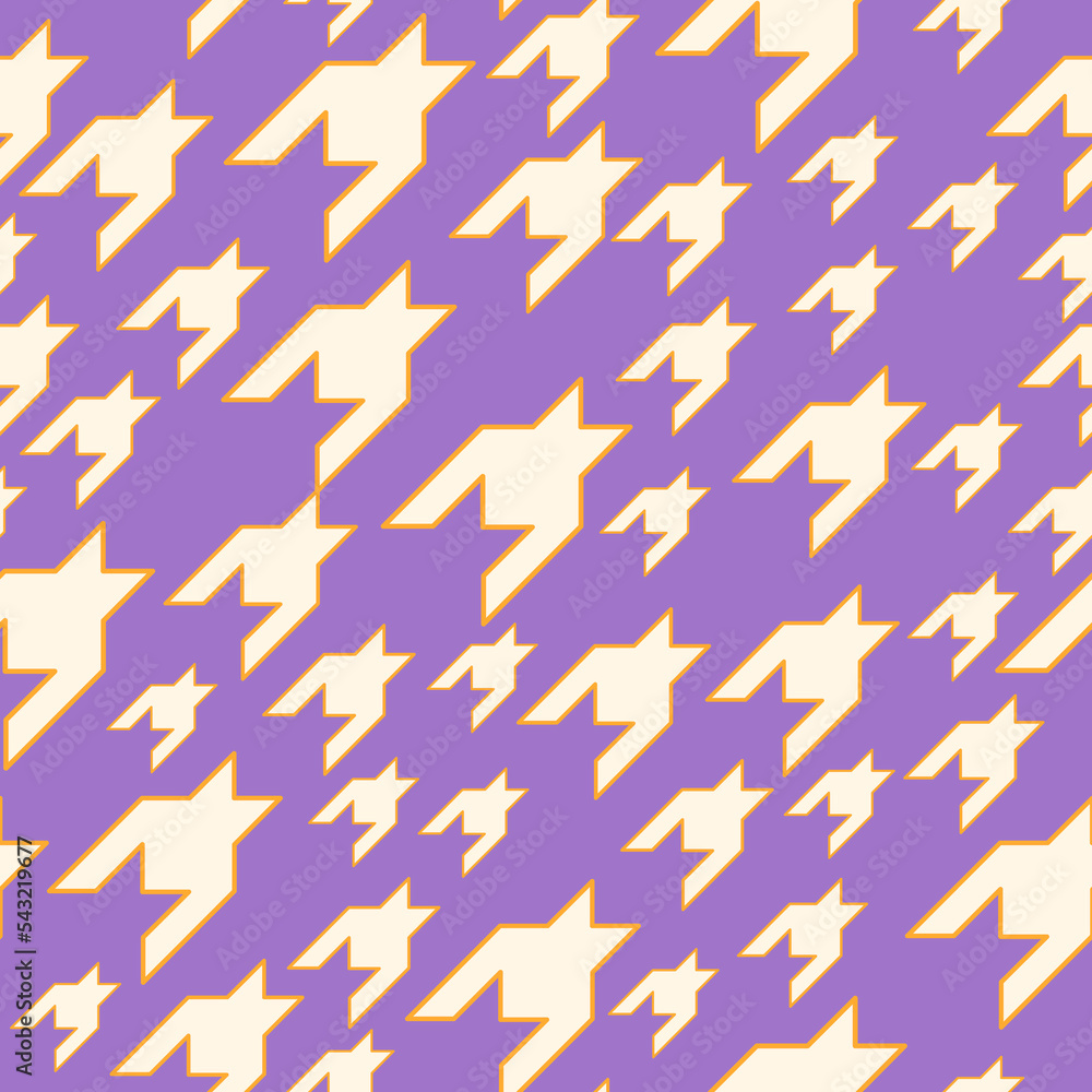 Modern classic seamless pattern. Houndstooth vector background. Eccentric disproportionate abstract fashion print for fabric, paper, packaging Modern classic seamless pattern. Houndstooth vector background. Eccentric disproportionate abstract fashion print for fabric, paper, packaging