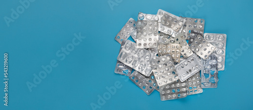 Photography A bunch of blisters from pills