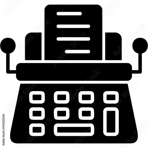Typewriter Icon
