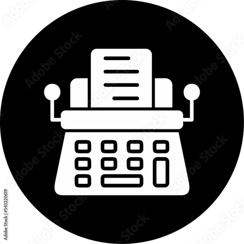 Typewriter Icon