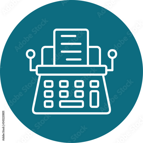 Typewriter Icon