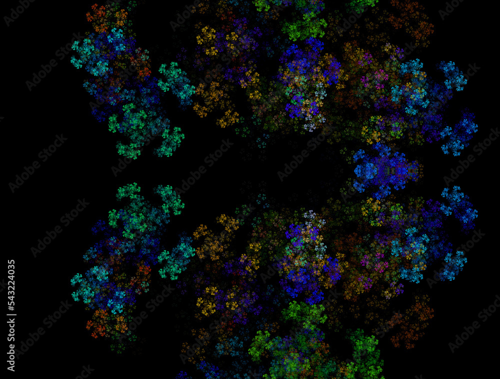 Imaginatory fractal abstract background Image