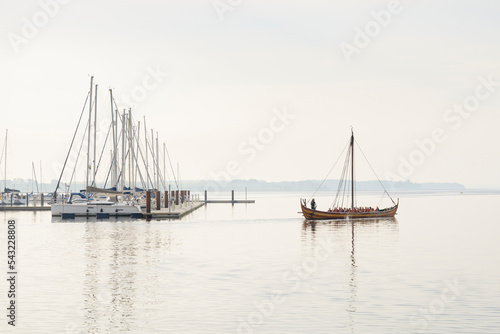 New and old boats
