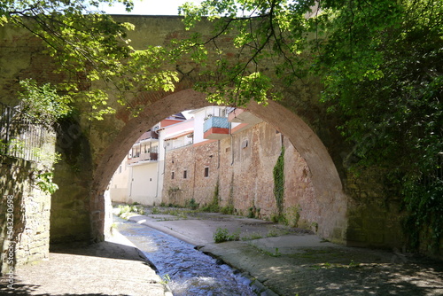 Bogenbrücke in Klein Venedig von Bad Kreuznach photo