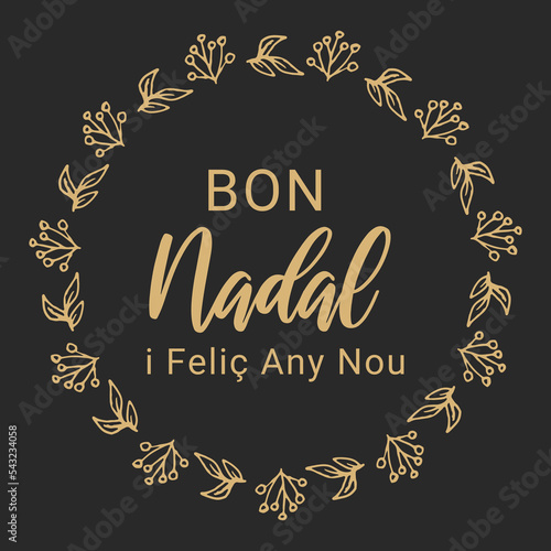 Bon Nadal i feliç any nou, christmas different language
