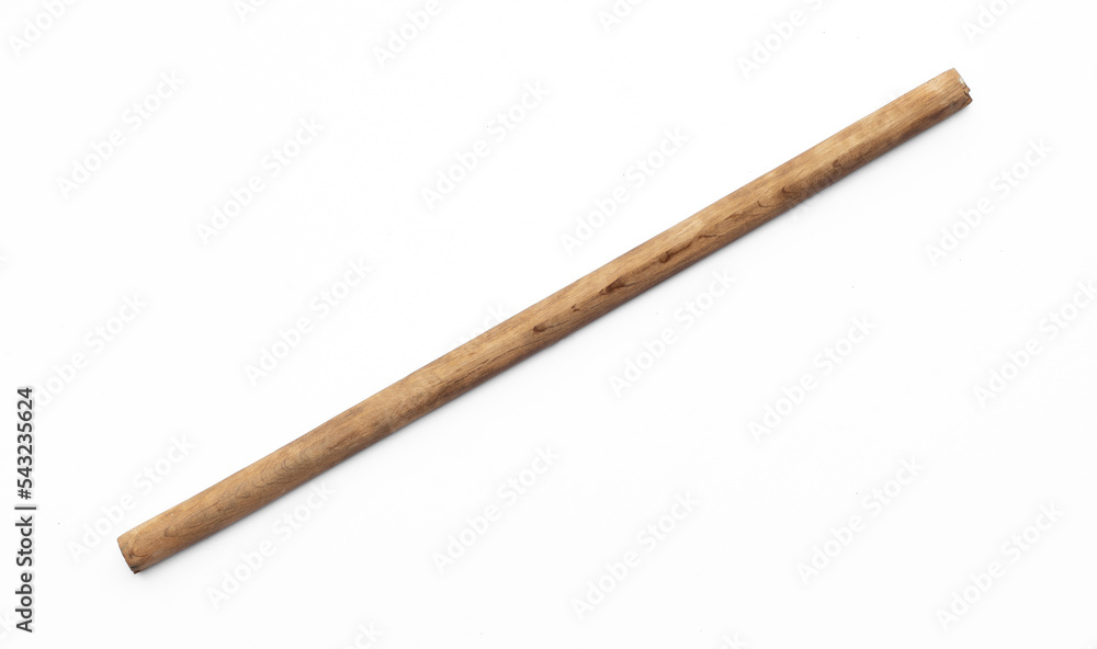 pointer, wooden long stick isolated on white background pointer, wooden long stick isolated on white background