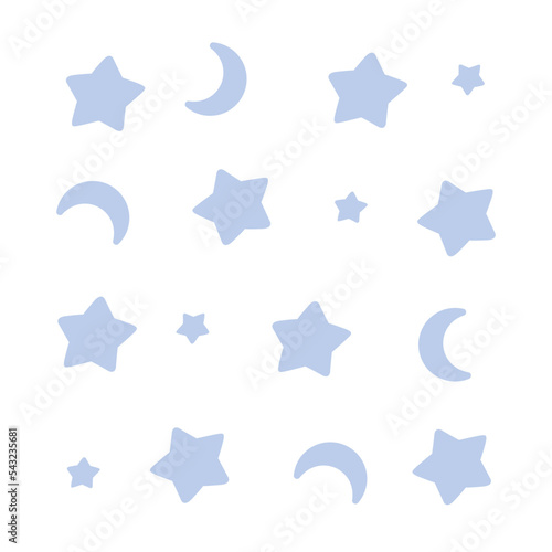 Pattern luna & stelle photo