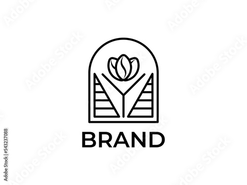 coffee graphic design with iconic emblems suitable for cafe restaurant logos or as a design reference