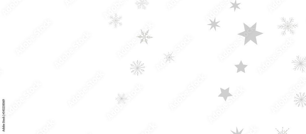 Christmas Card - Snowflakes Of Paper In Frame Christmas Card - Snowflakes Of Paper In Frame